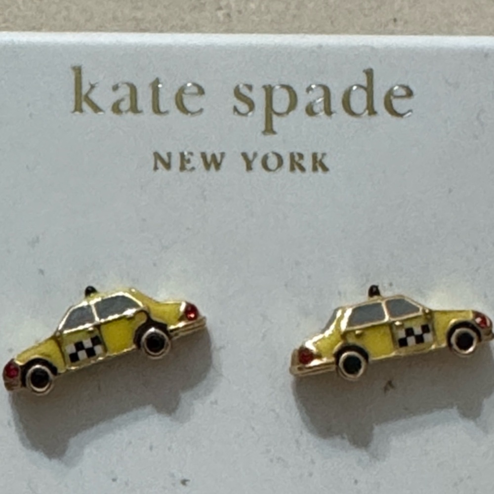Kate Spade Yellow Taxi Studs